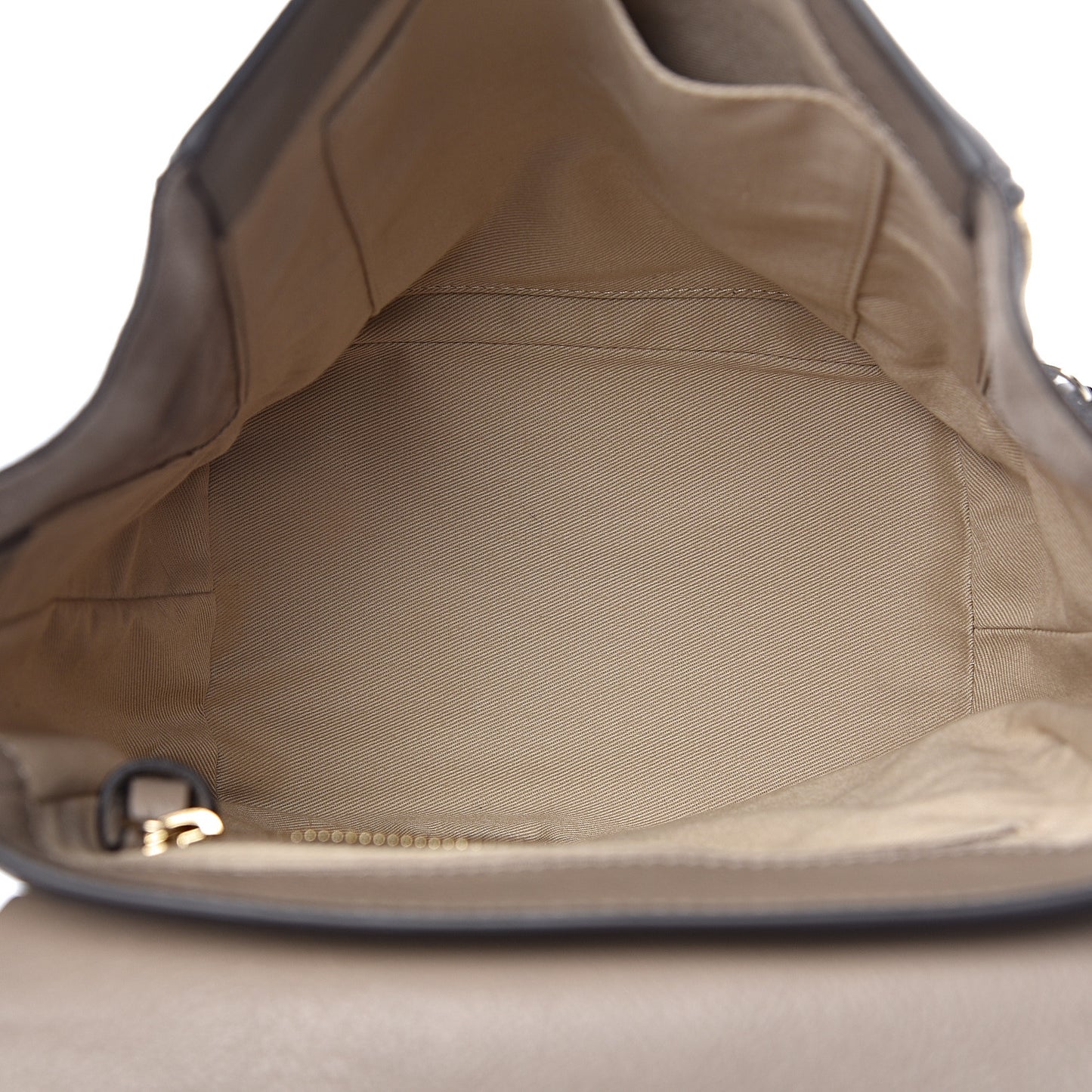 Suede Calfskin Small Faye Backpack Motty Grey