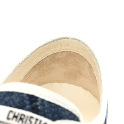 Christian Dior Denim Patchwork Walk'n Dior Low Top Sneakers 37 Blue 11 of 14
