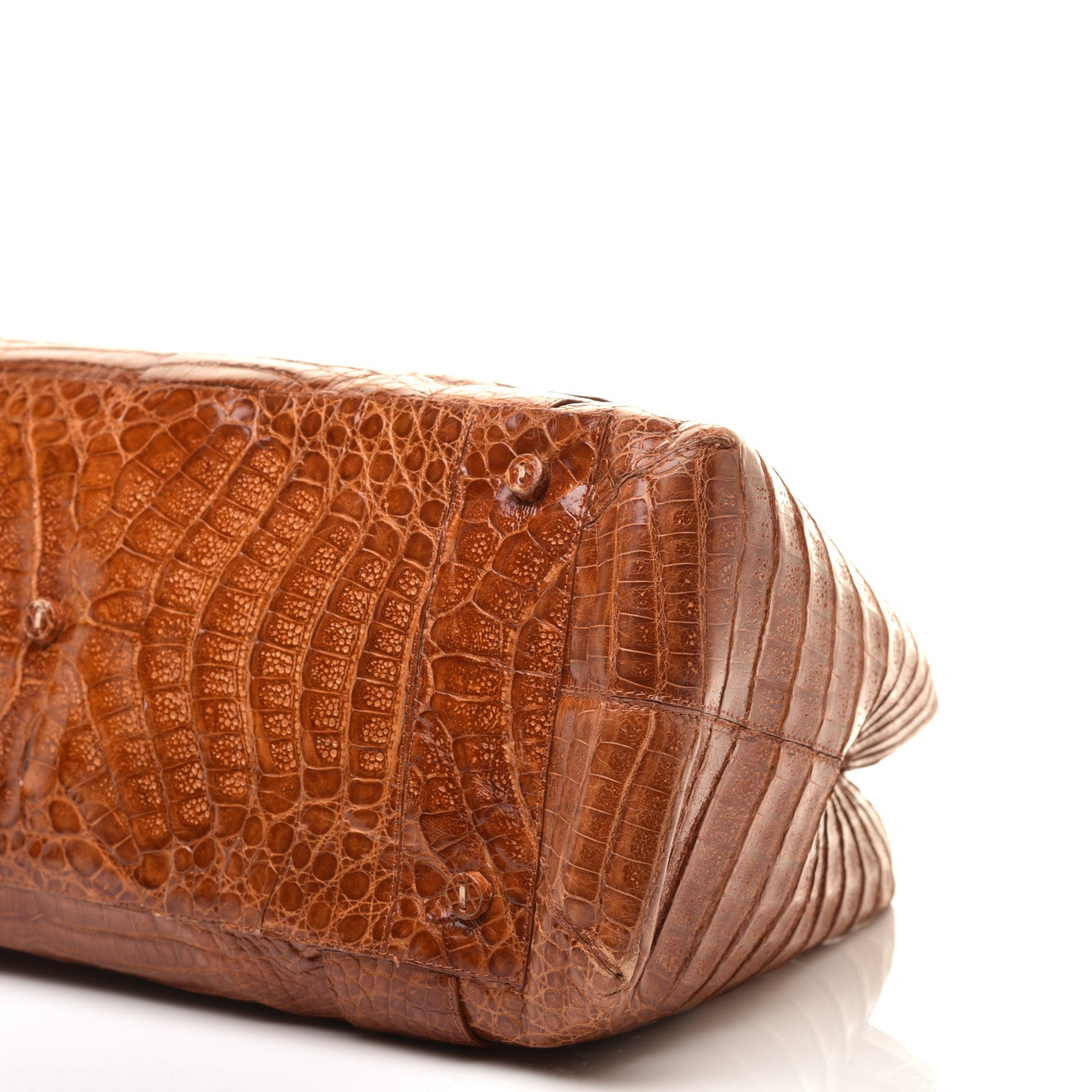 Nancy Gonzalez Crocodile Tote Brown 7 of 8