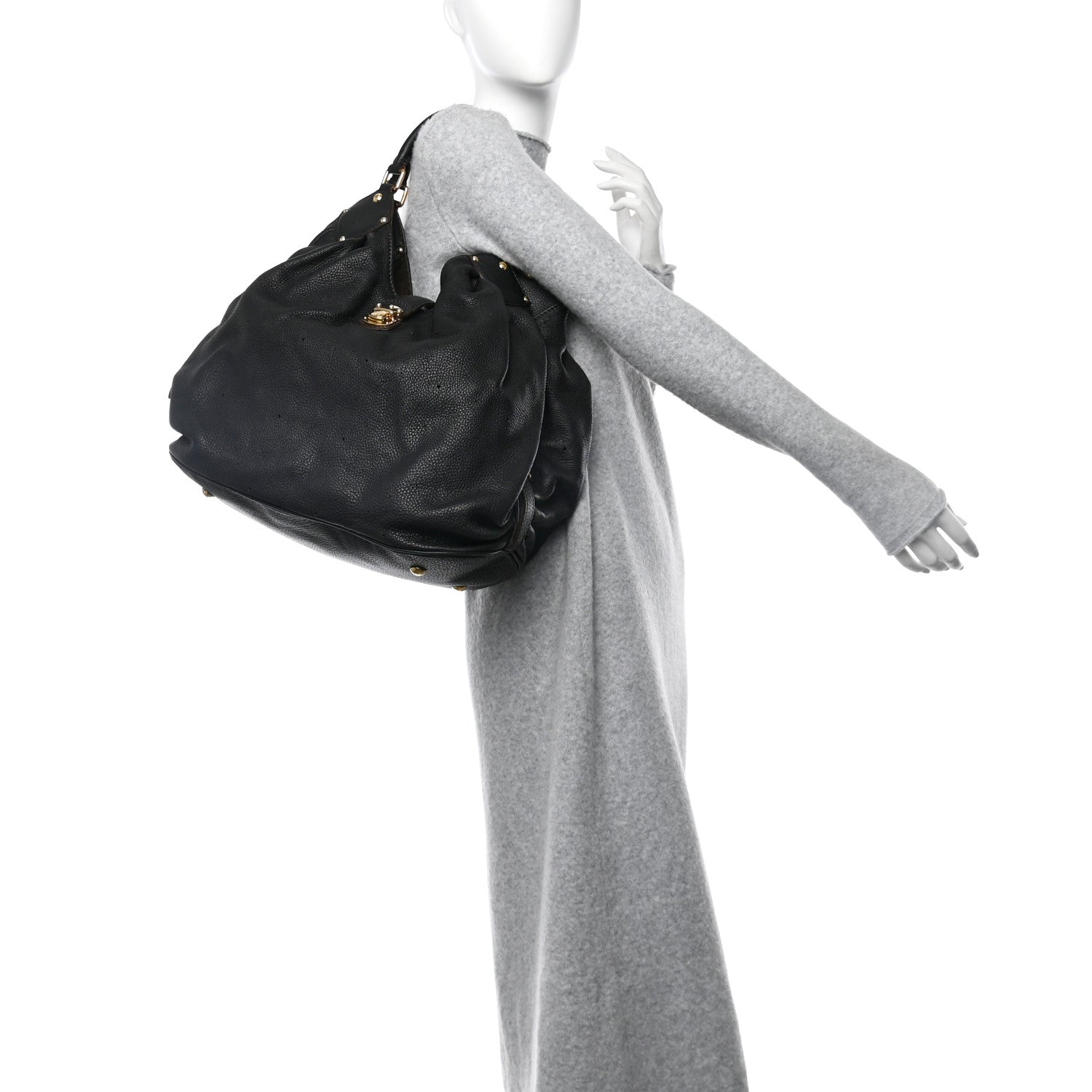 Louis Vuitton Mahina L Black 2 of 10