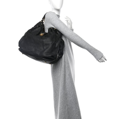 Louis Vuitton Mahina L Black 2 of 10