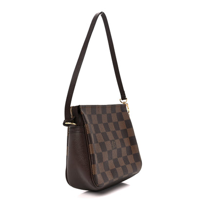Louis Vuitton Damier Ebene Trousse Make Up Bag Pochette 3 of 10