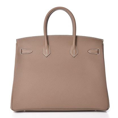 Hermes Togo Birkin 35 Etoupe 5 of 36