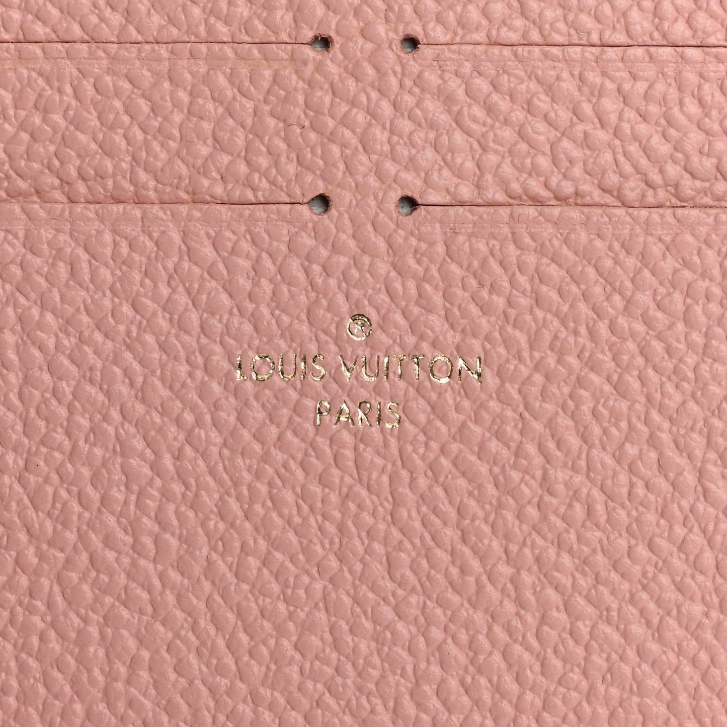 Calfskin Felicie Card Holder Insert Rose Ballerine