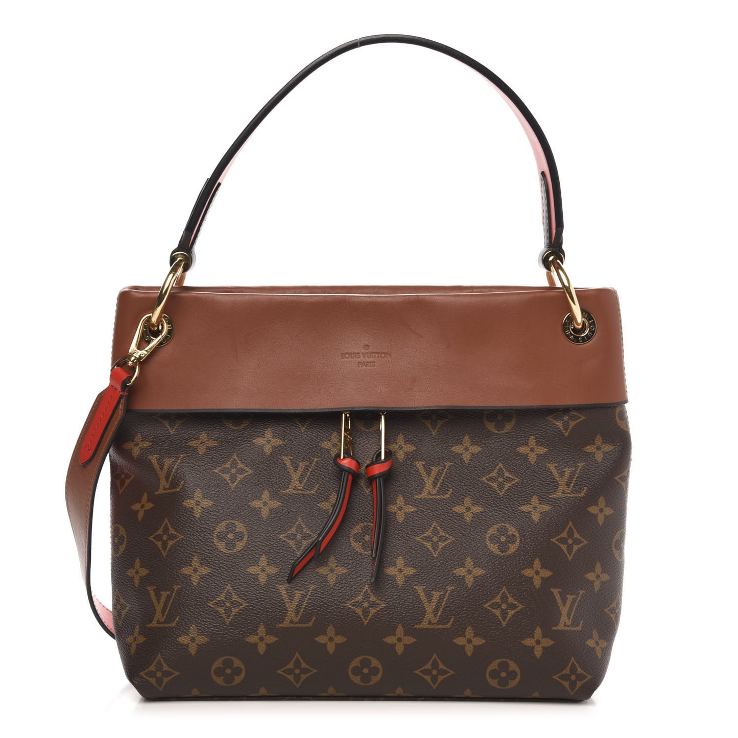 Monogram Tuileries Besace Caramel Rouge