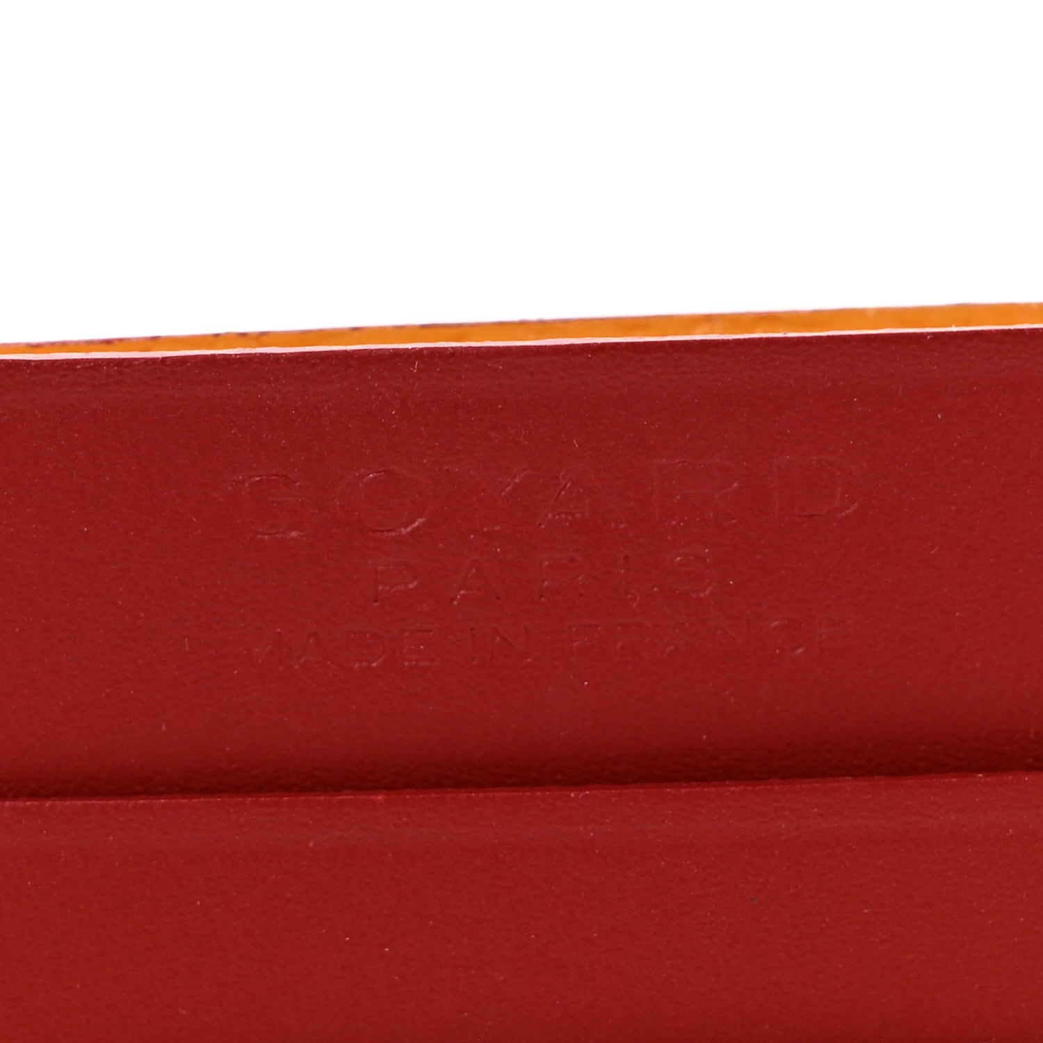 Goyard Goyardine Saint Sulpice Card Holder Red 6 of 8