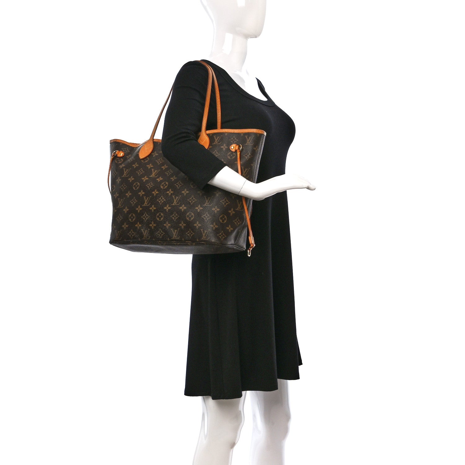 Louis Vuitton Monogram Neverfull MM 2 of 12