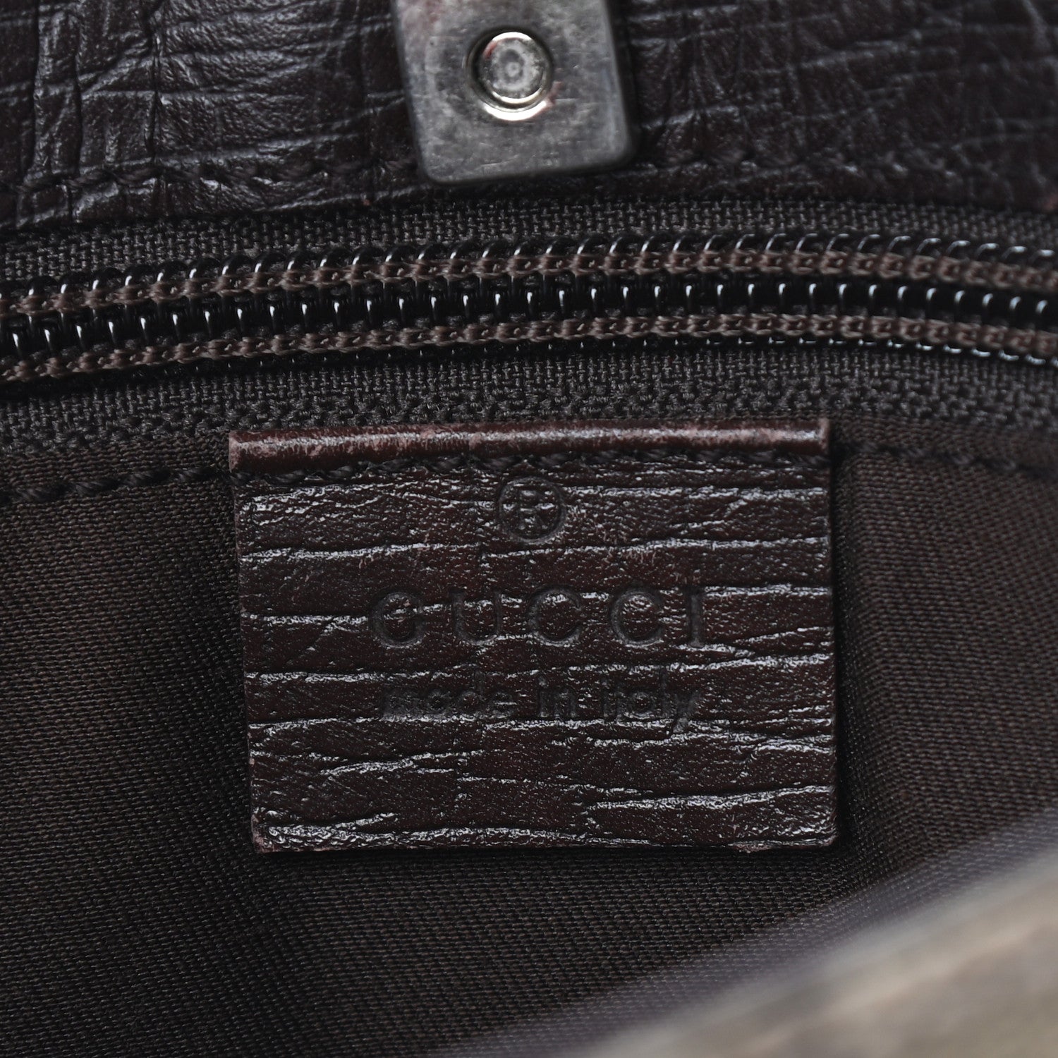 Gucci GG Plus Monogram Flat Vertical Tote Dark Brown 5 of 5