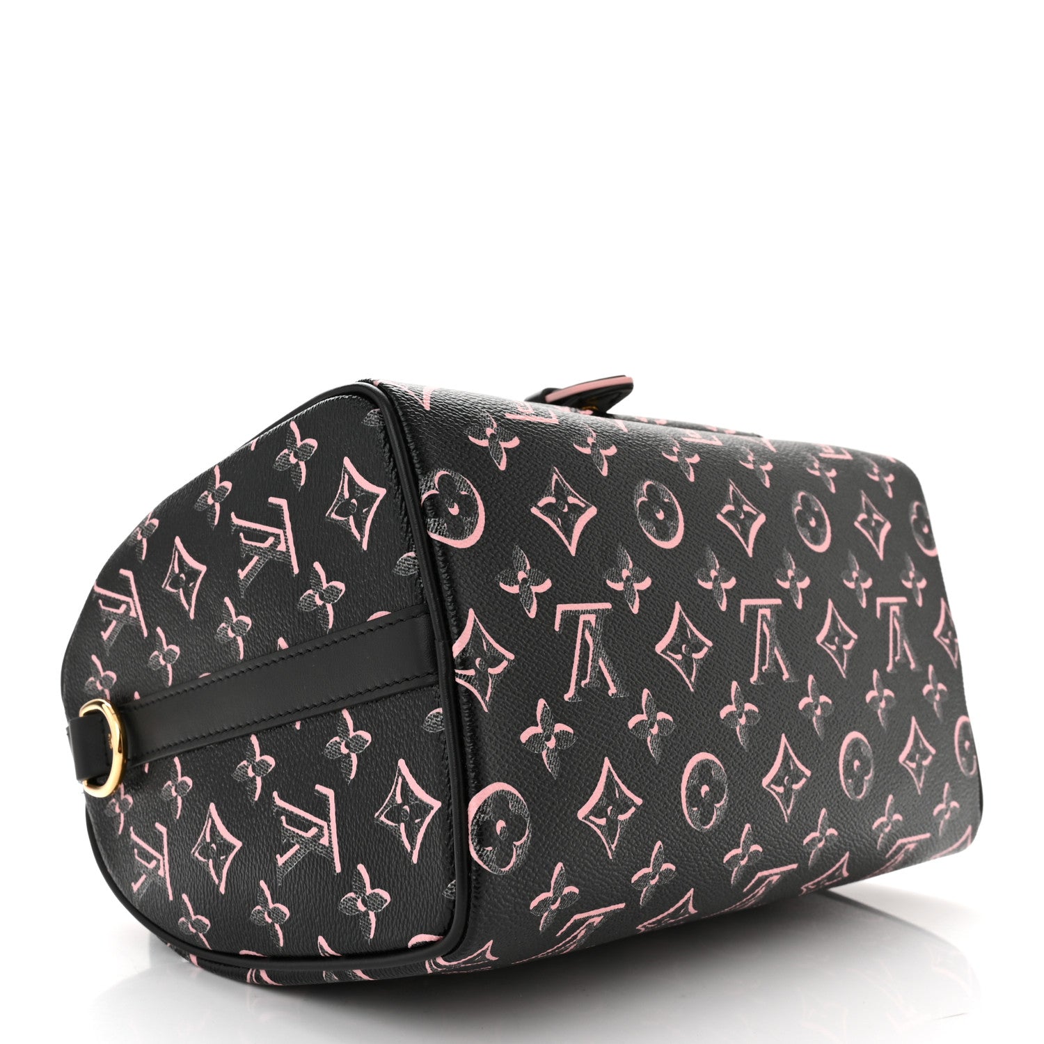 Louis Vuitton Monogram Fall for You Speedy Bandouliere 25 Black 4 of 10