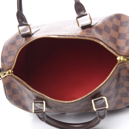 Louis Vuitton Damier Ebene Speedy Bandouliere 30 6 of 11