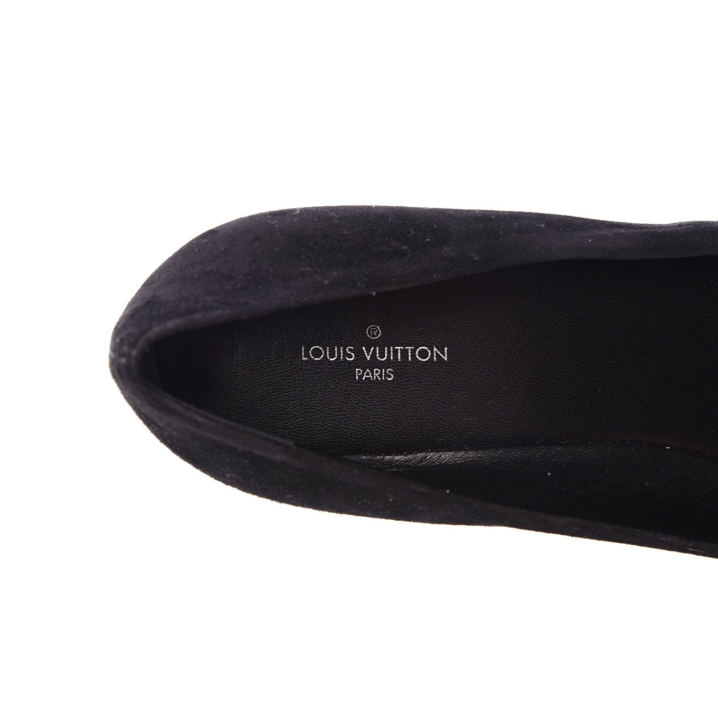 Suede Lock It Ballerina Flats 40 Black