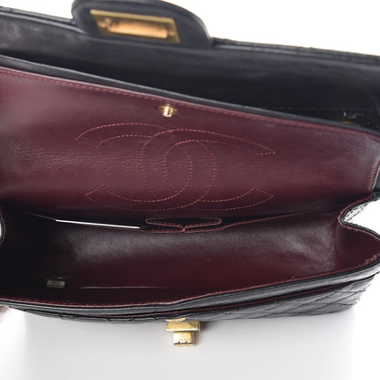 Chanel Aged Calfskin Quilted 2.55 Reissue 225 Flap Black 7 of 10