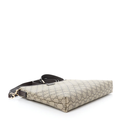 Gucci GG Plus Monogram Medium Flat Messenger Bag Dark Brown 3 of 9