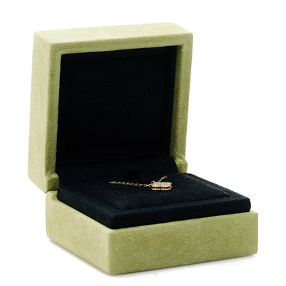 Van Cleef & Arpels 18K Yellow Gold Mother of Pearl Sweet Alhambra Pendant Necklace 6 of 6