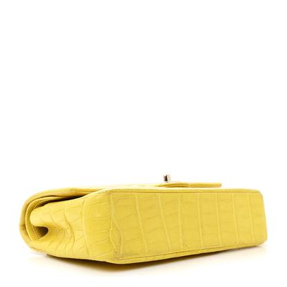 Chanel Alligator Medium Double Flap Yellow 4 of 11
