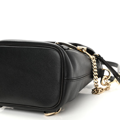 Chloe Suede Calfskin Mini Faye Backpack Black 8 of 8