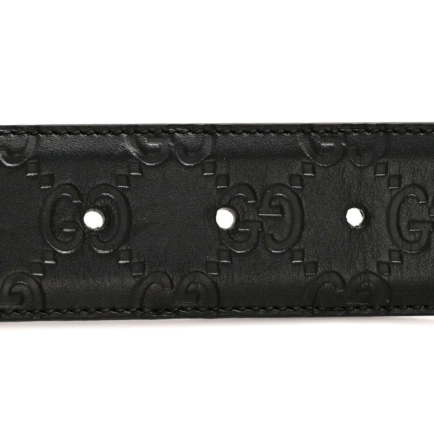 Calfskin Interlocking G 37mm Belt 80 32 Black