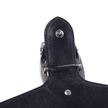 Gucci Tweed Check Small Dionysus Shoulder Bag Black Red 11 of 12