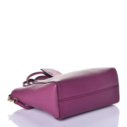 Gucci Dollar Calfskin Mini Swing Top Handle Bag Peonia Flower 5 of 11