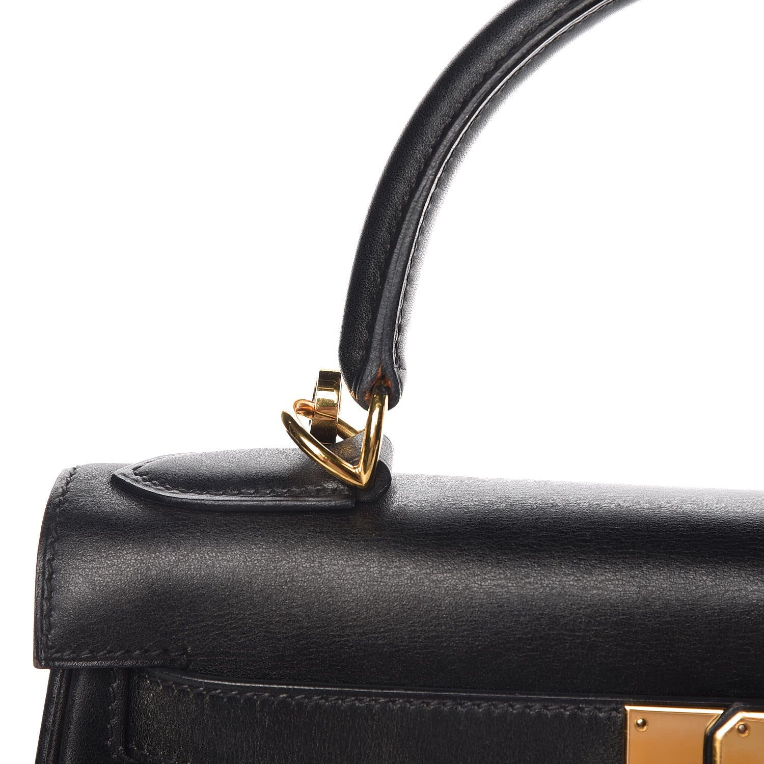 Hermes Box Kelly Retourne 28 Black 33 of 39