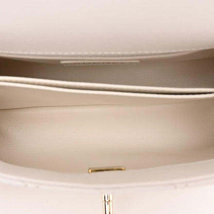 Chanel Caviar Quilted Mini Coco Handle Flap White 5 of 11