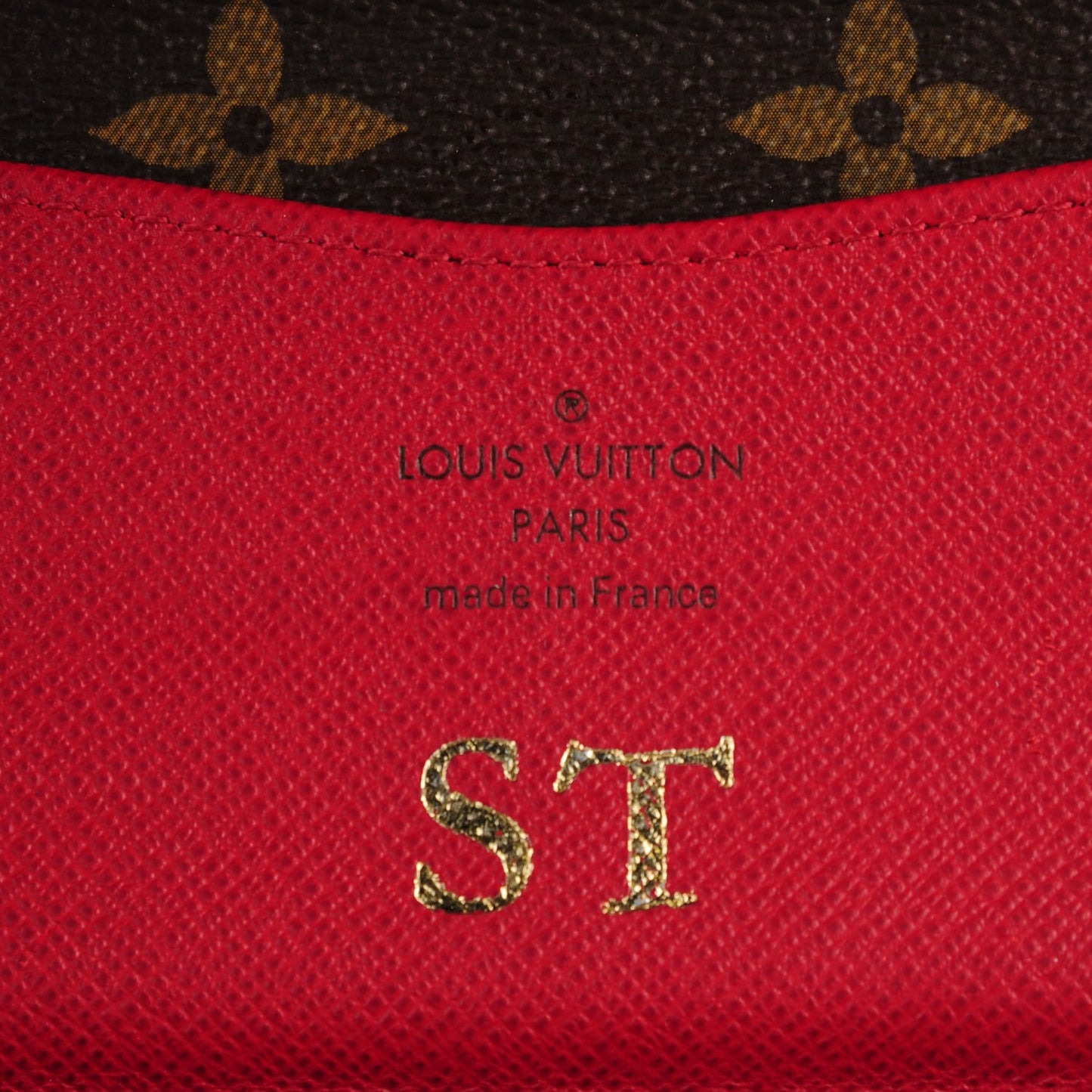 Monogram Josephine Wallet Red