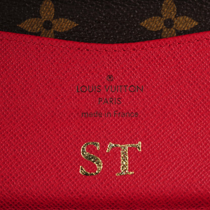 Louis Vuitton Monogram Josephine Wallet Red 5 of 7