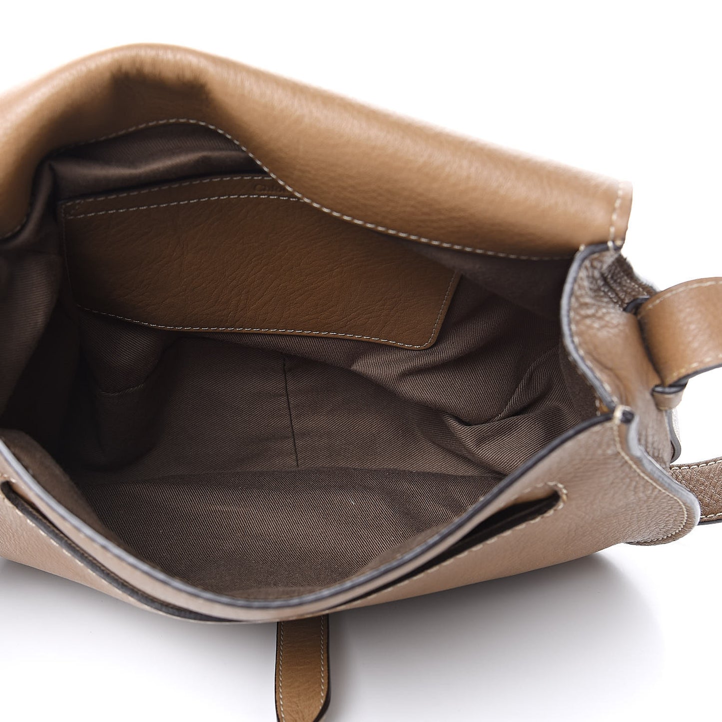Calfskin Medium Marcie Round Crossbody Bag Nut