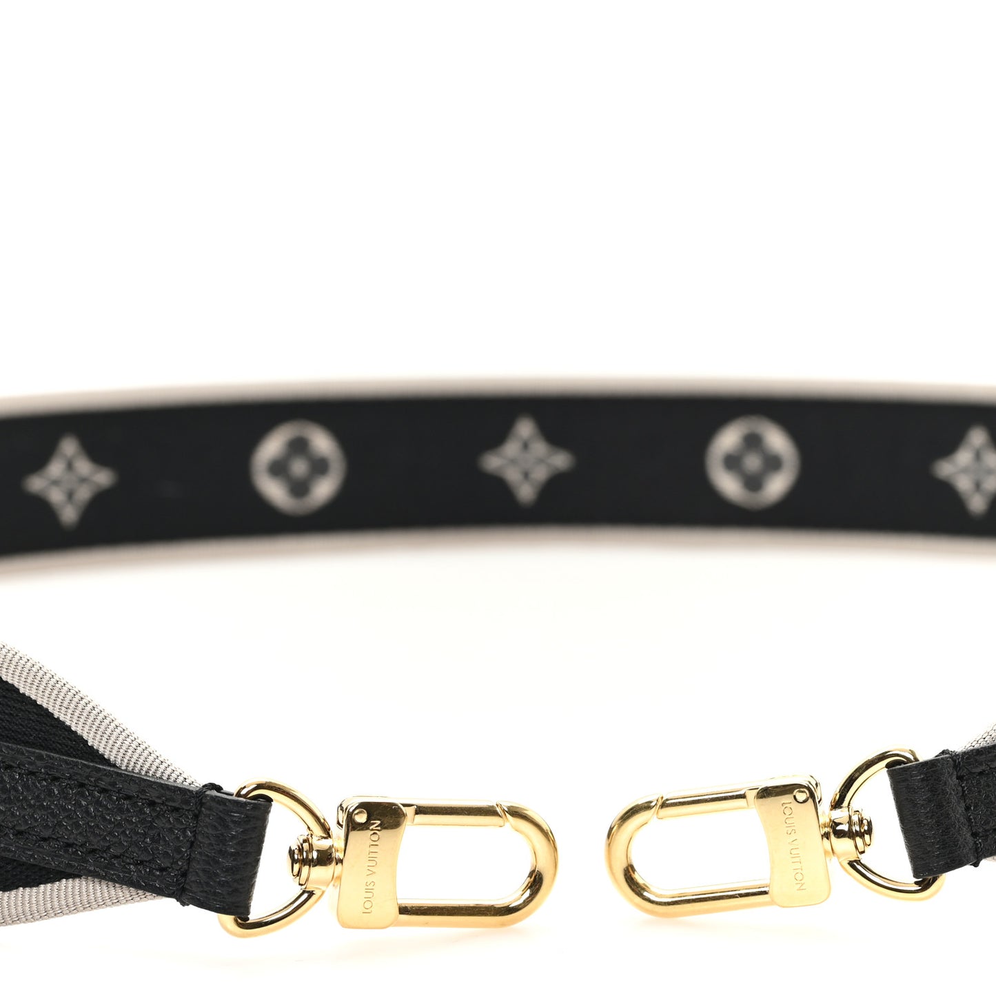 Jacquard Diane Shoulder Strap Black Ivory