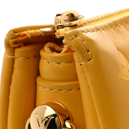 Louis Vuitton Lambskin Embossed Monogram Coussin PM Sunflower 15 of 15