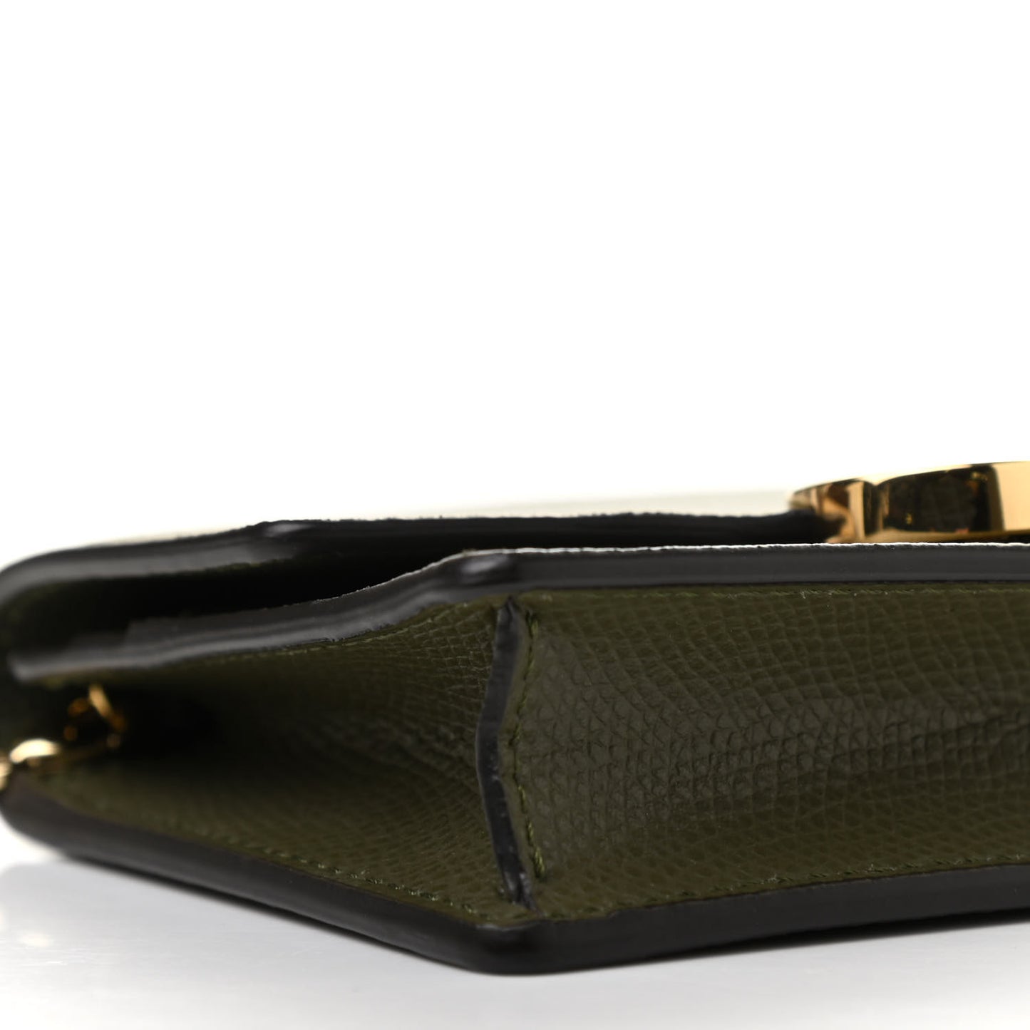Vitello Cruise F is Fendi Geometric Flap Wallet on Chain Asparago