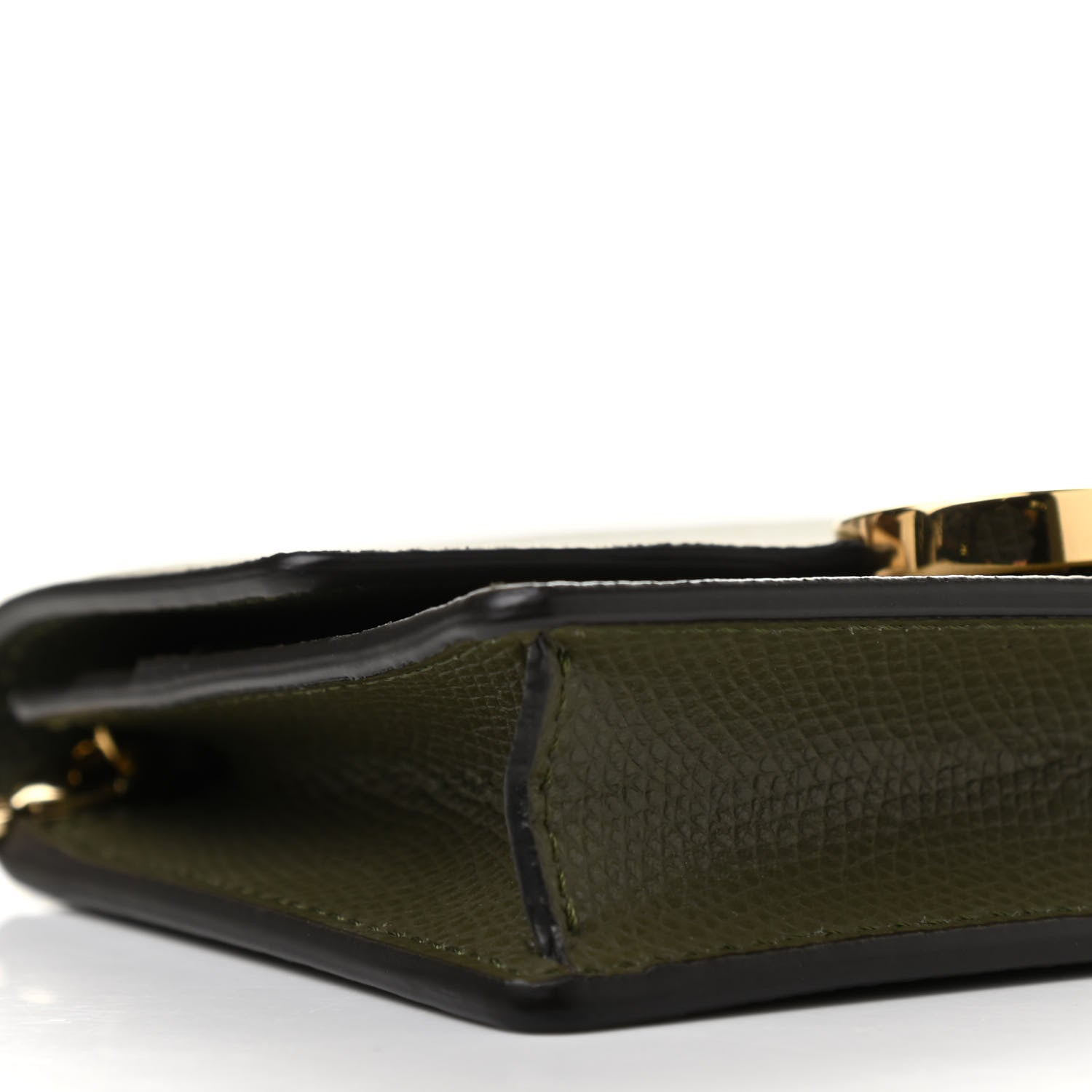 Fendi Vitello Cruise F is Fendi Geometric Flap Wallet on Chain Asparago 9 of 9