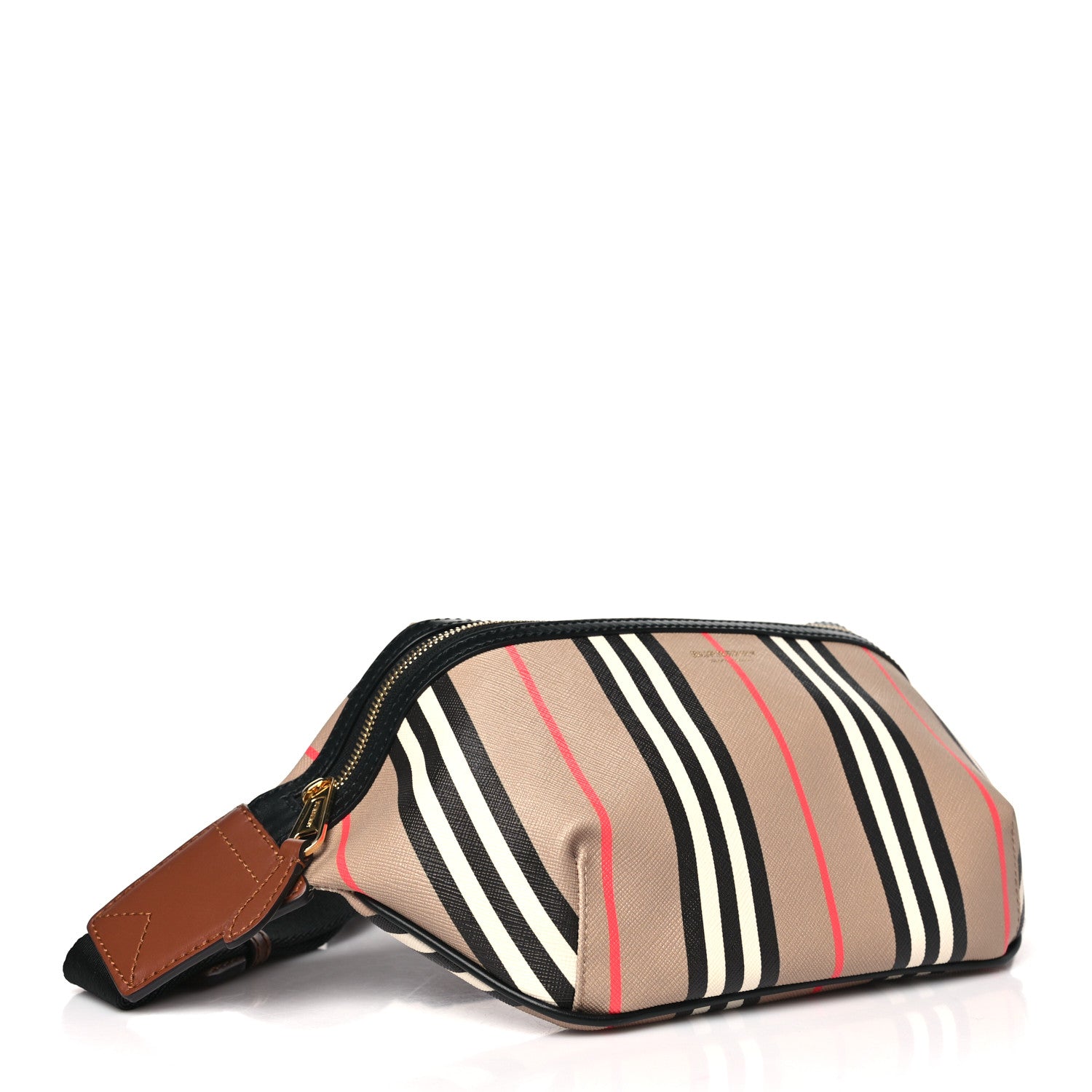 Burberry E-Canvas Icon Stripe Sonny Bum Bag Archive Beige 4 of 10