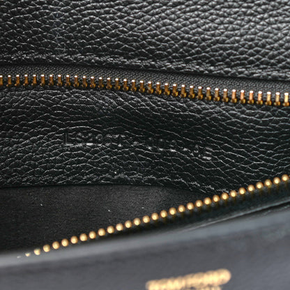 Tom Ford Pebbled Calfskin Studded Jennifer Clutch Black 6 of 7
