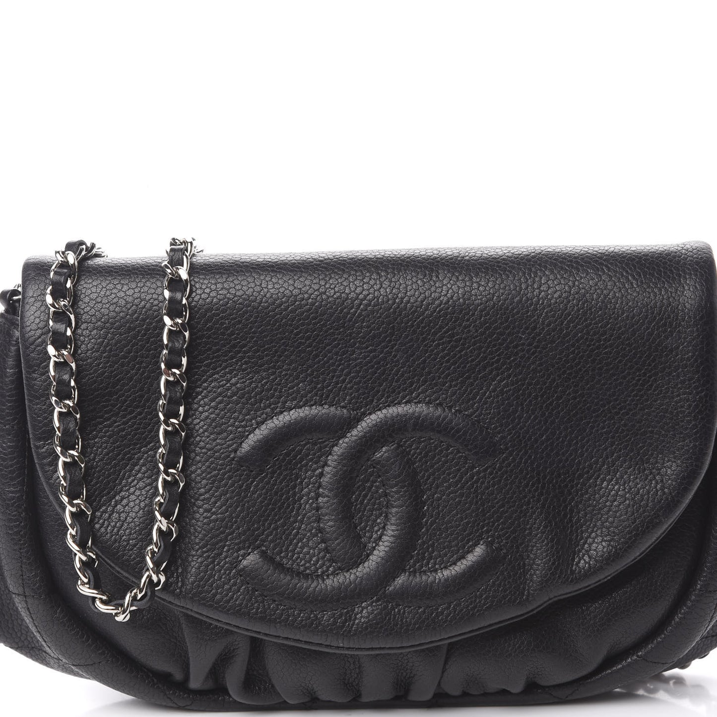 Caviar Half Moon Wallet On Chain WOC Black