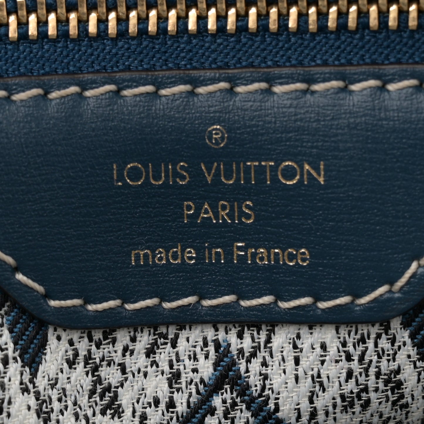 Monogram Jacquard Denim Speedy Bandouliere 25 Bleu