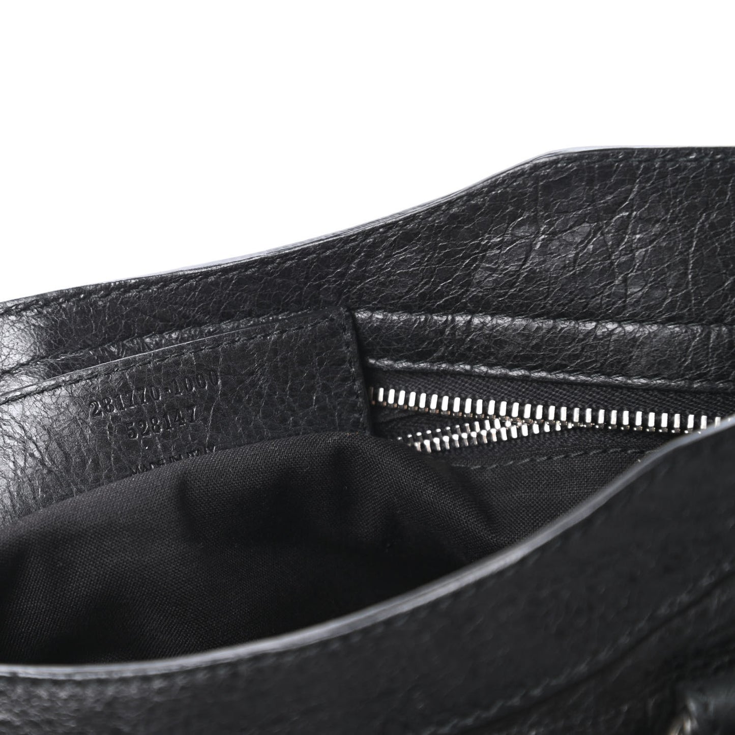 Agneau Giant 12 Silver Hardware City Black