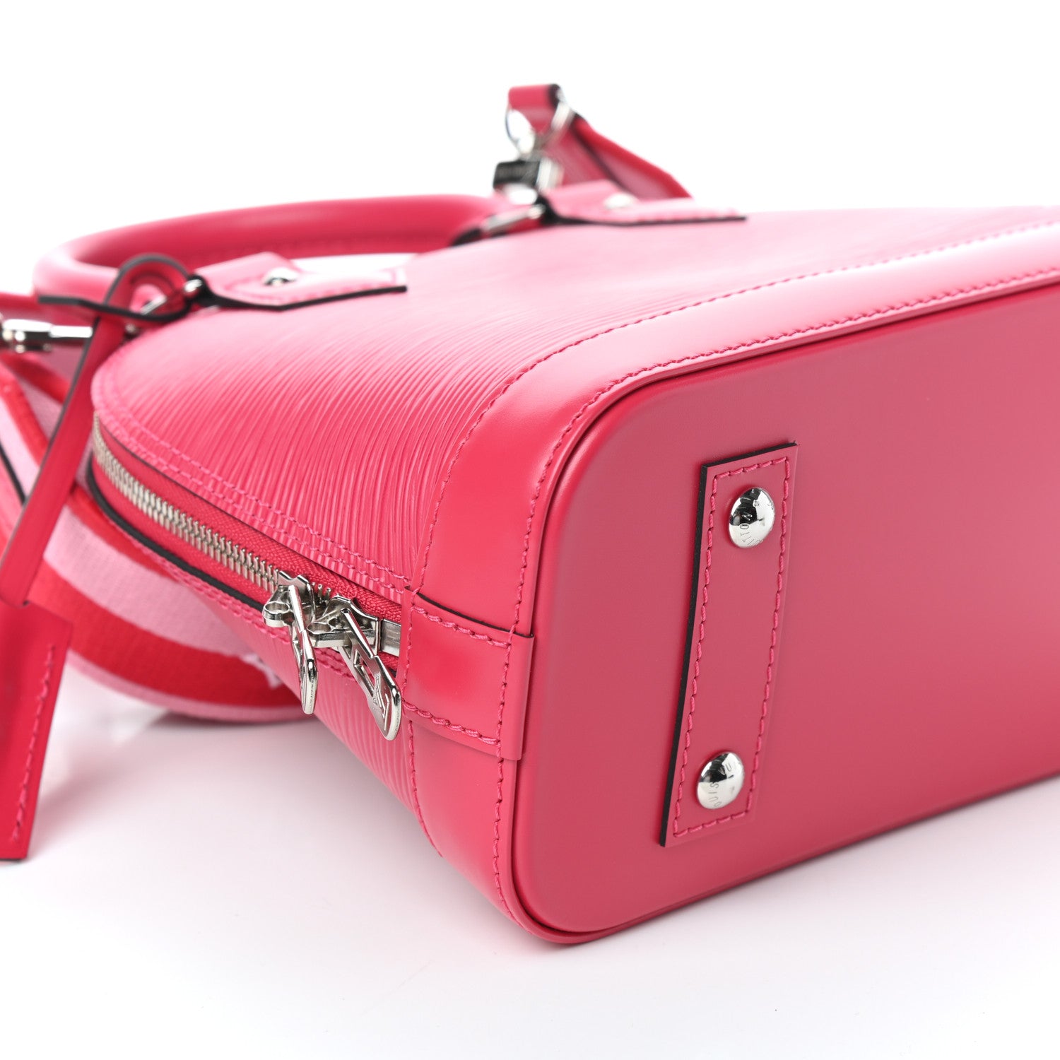 Louis Vuitton Epi Jacquard Alma BB Rose Pondicherry 6 of 8