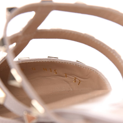 Valentino Garavani Nappa Rockstud Flat Cage Mules 37 Water Rose Poudre 7 of 10