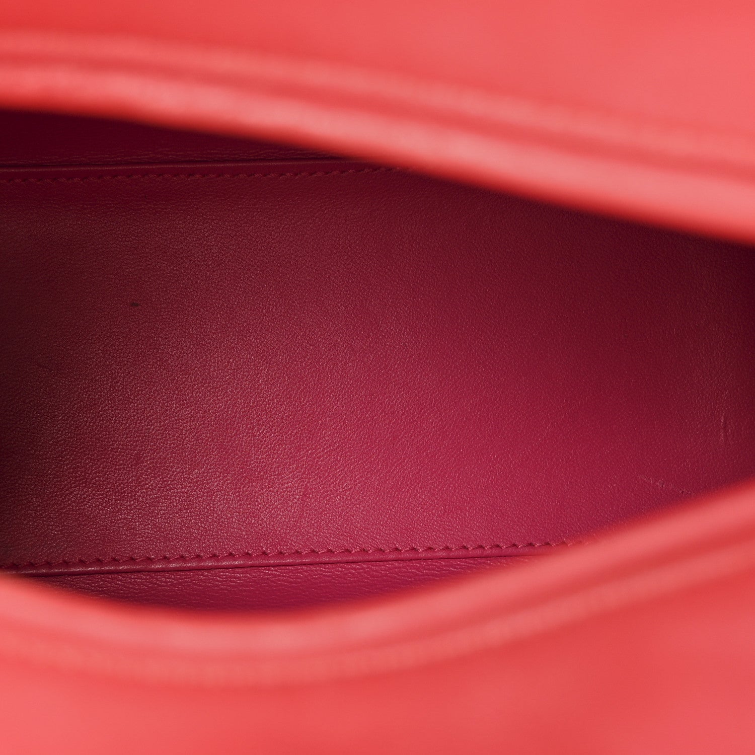 Christian Dior Lambskin Cannage Medium Bi-Color Lady Dior Orange Fuchsia 5 of 15