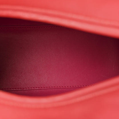 Christian Dior Lambskin Cannage Medium Bi-Color Lady Dior Orange Fuchsia 5 of 15
