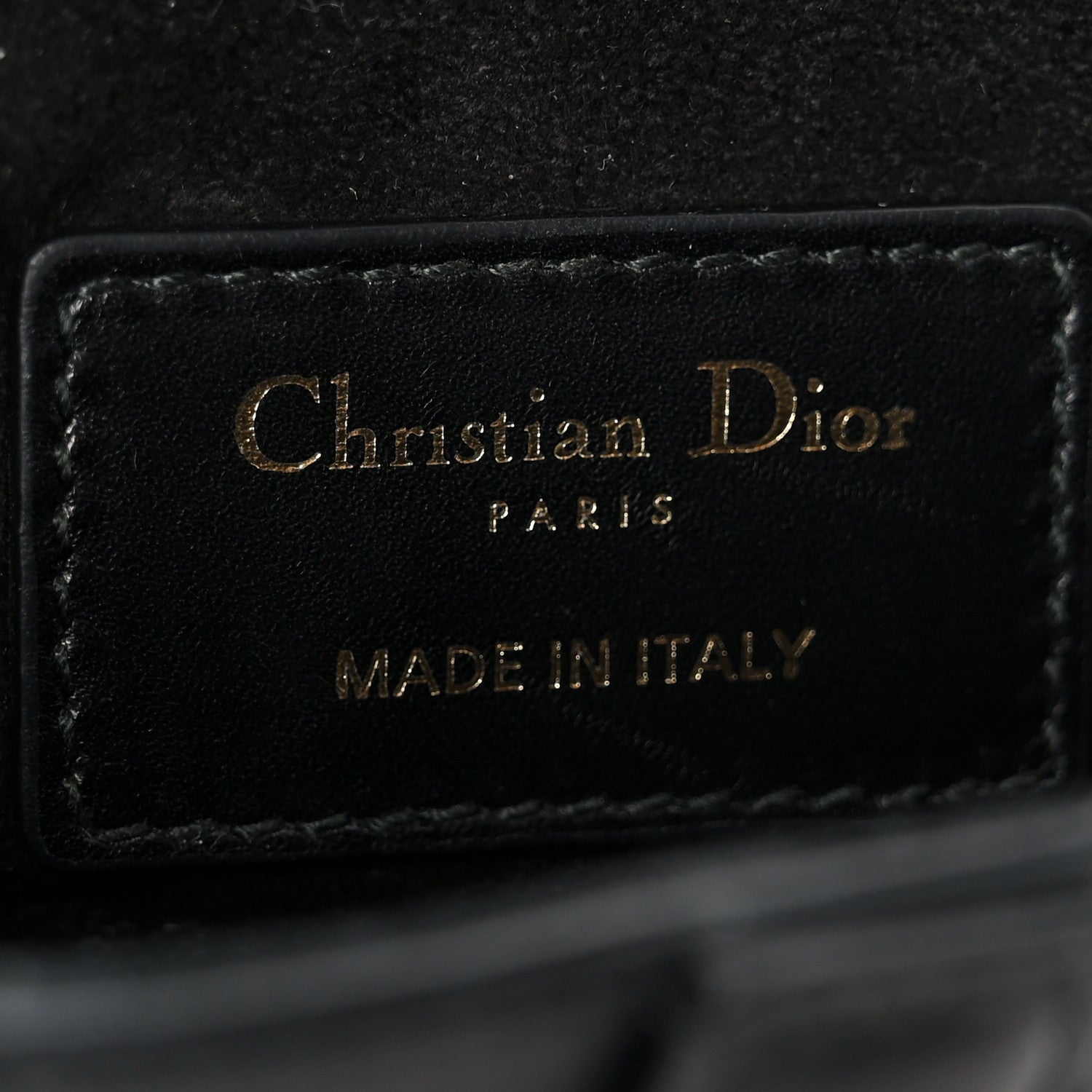 Christian Dior Supple Calfskin Mini Saddle Bag Black 6 of 10