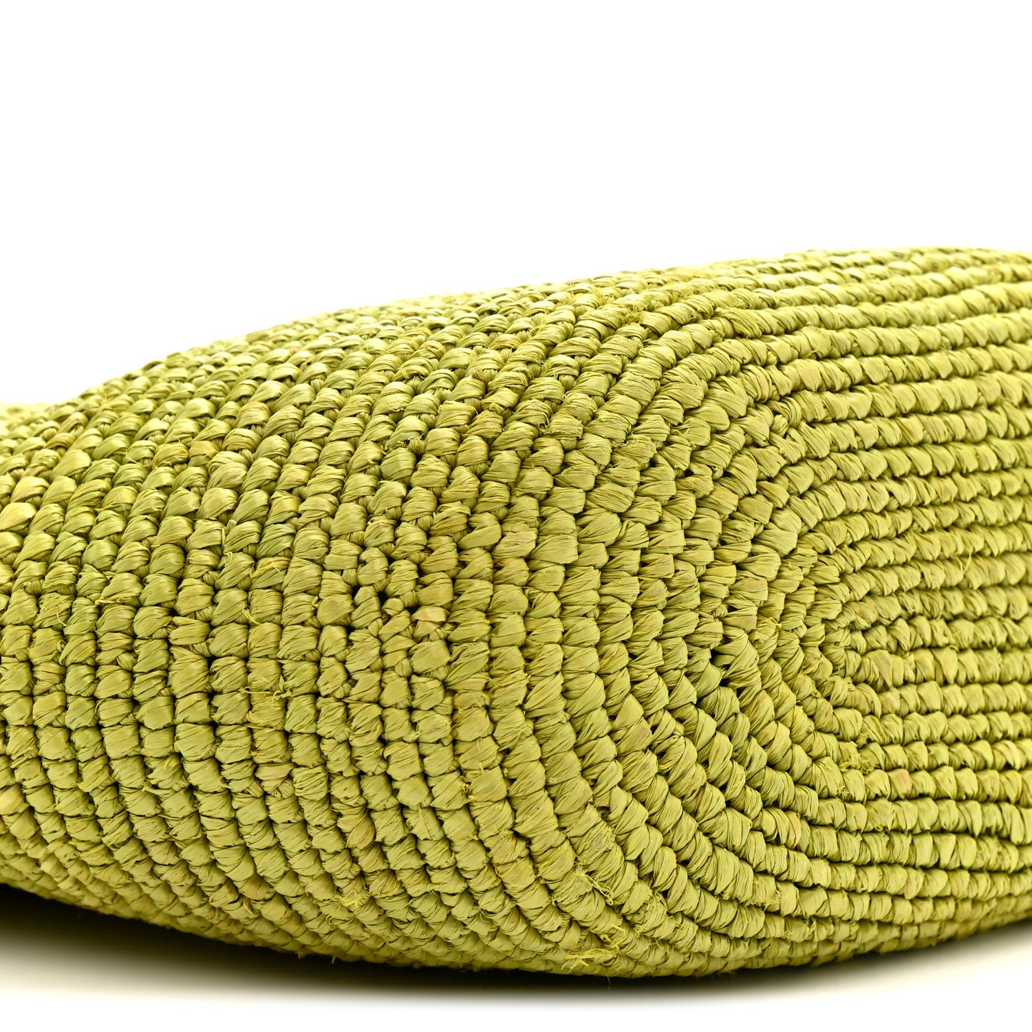 Loewe Raffia Mini Slit Tote Bag Meadow Green 9 of 11