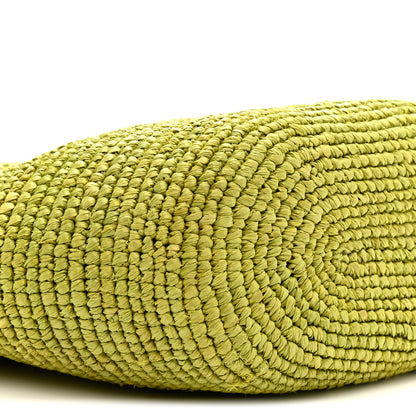 Loewe Raffia Mini Slit Tote Bag Meadow Green 9 of 11