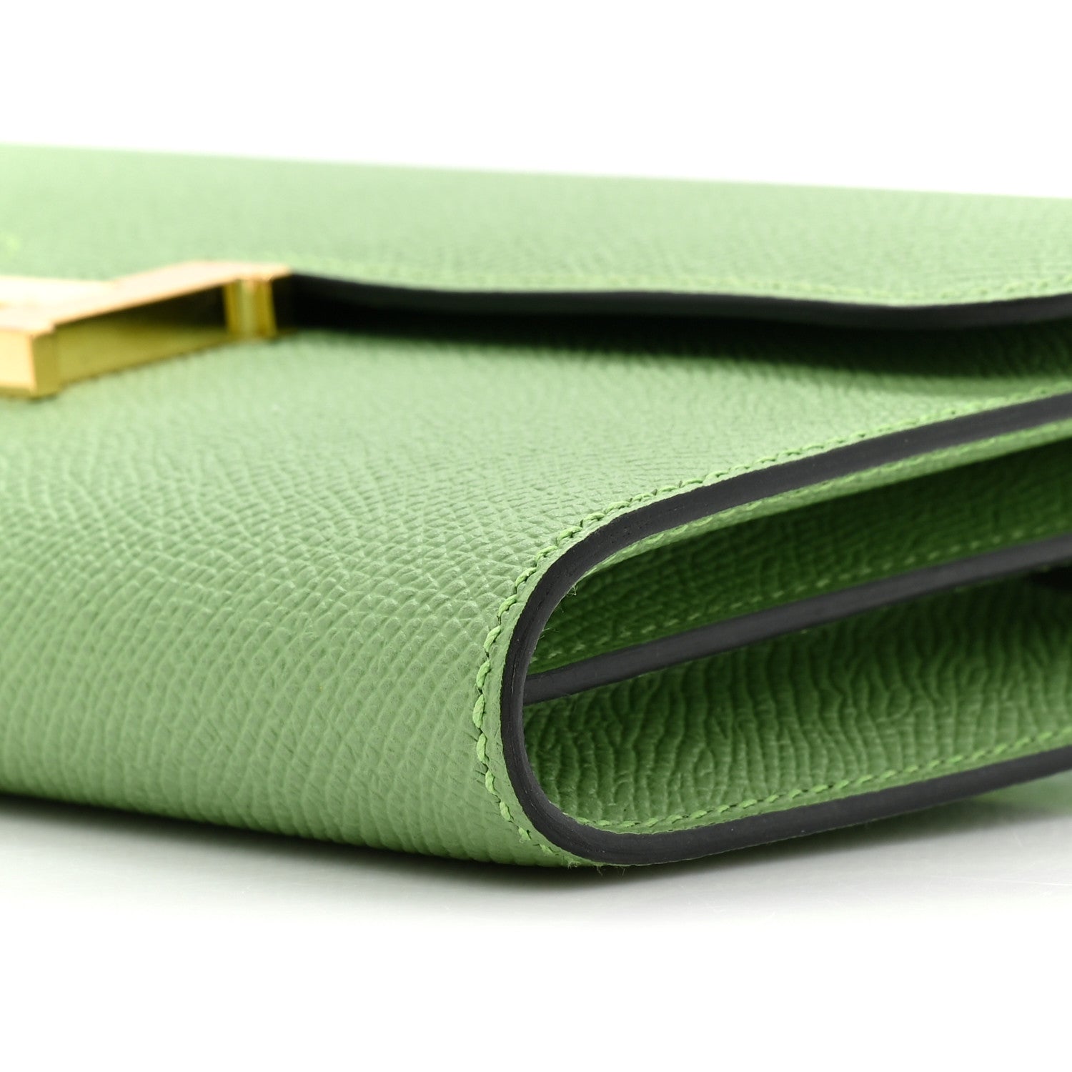 Hermes Epsom Constance Long To Go Wallet Vert Criquet 8 of 9