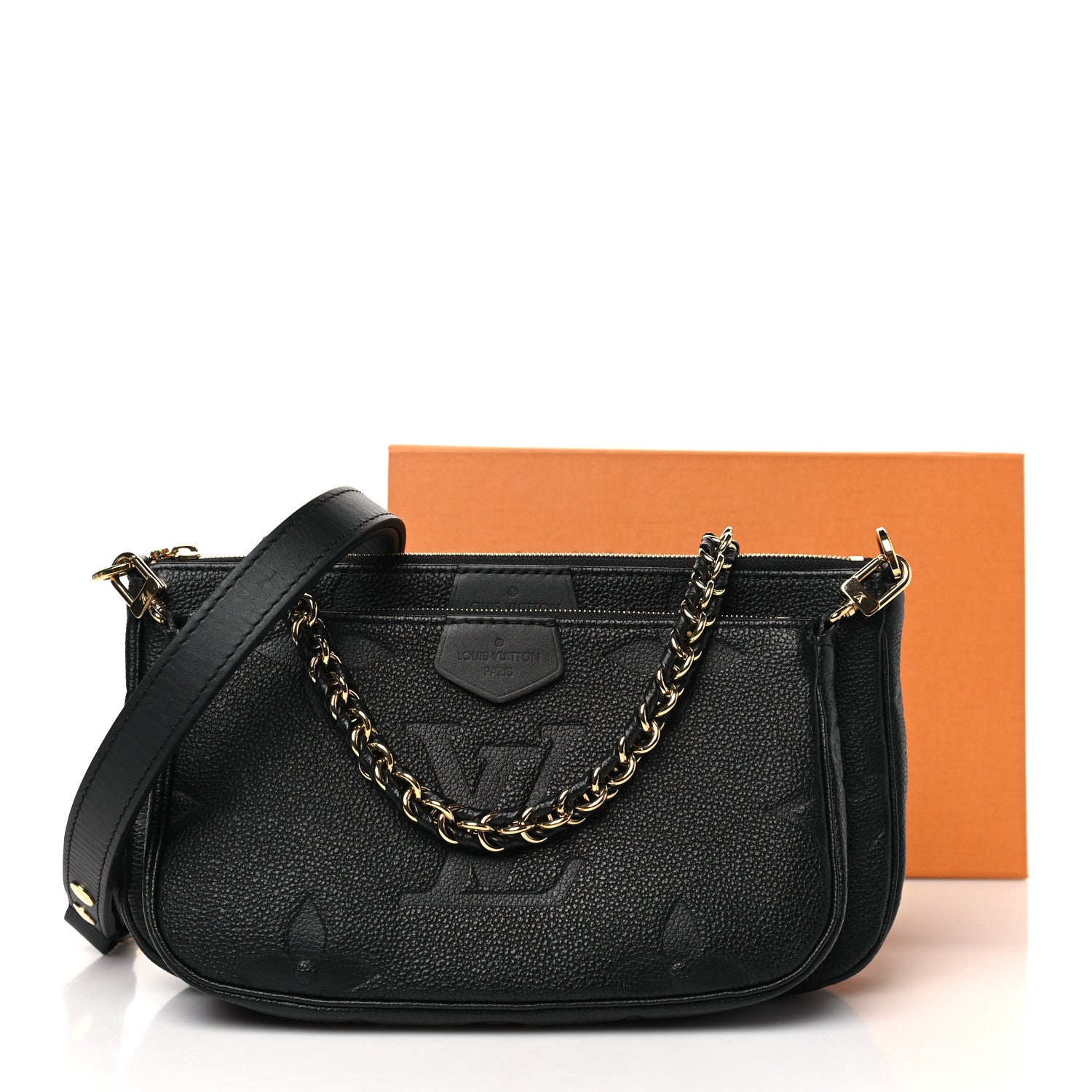 Louis Vuitton Empreinte Monogram Giant Multi Pochette Accessories Black 11 of 11