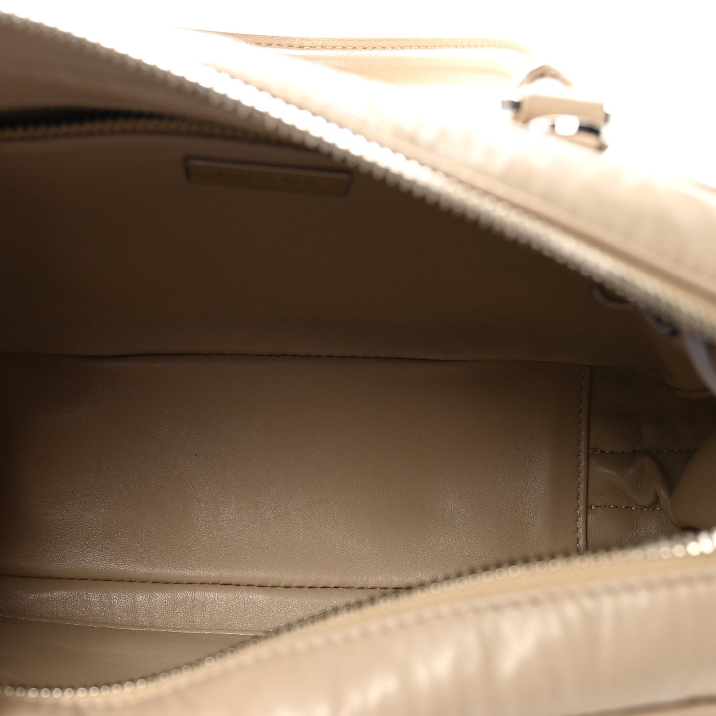 Nappa Antique Medium Re-Edition 2001 Two Handle Bag Deserto