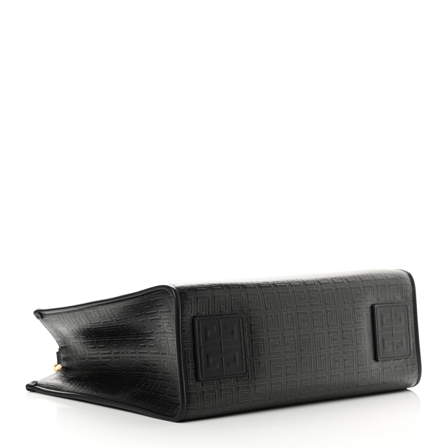 4G Coated Canvas Logo Medium G-Tote Black