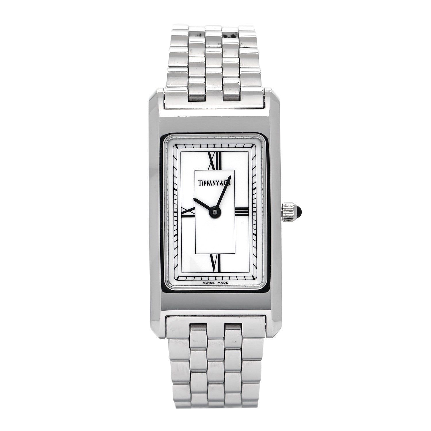 Tiffany Stainless Steel 20mm Portfolio Quartz Watch 1 of 4