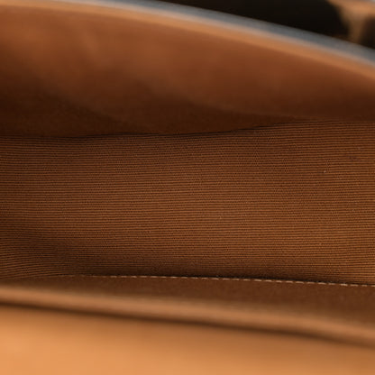 Celine Triomphe Canvas Medium Folco Bag Tan 5 of 10